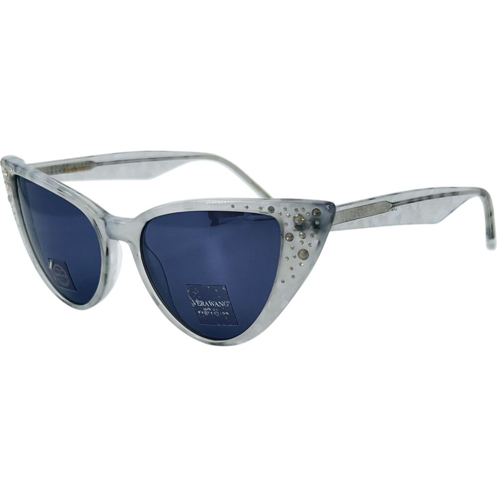 Vera Wang Diana Womens Sunglass DO Dove 53-17 Swarovski Crystals
